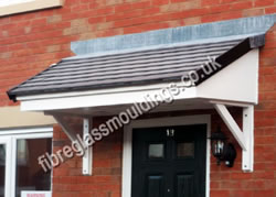 GRP Canopy with Traditional Tiles