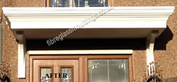Georgian Pillar Canopy with Dentil Leg